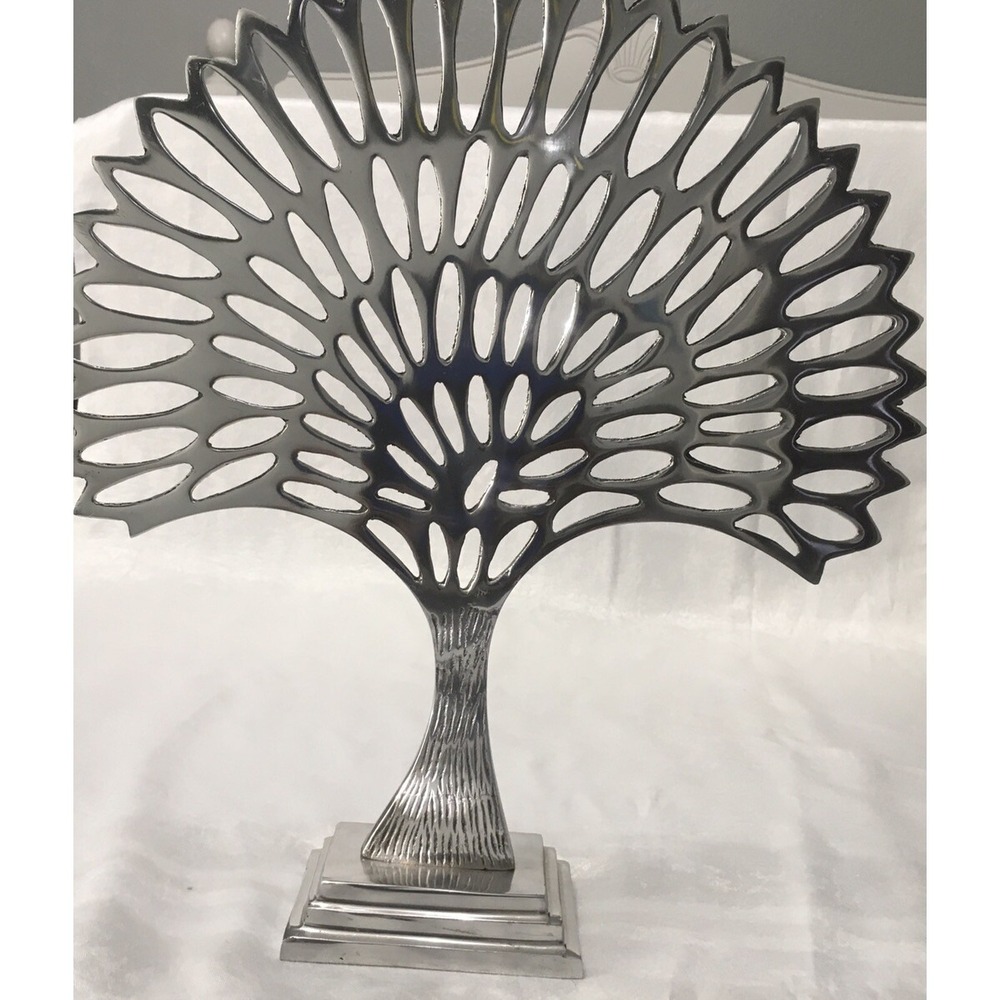 Life Tree Polished metal jewelry Holder /Home Decor